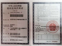組織結構代碼證